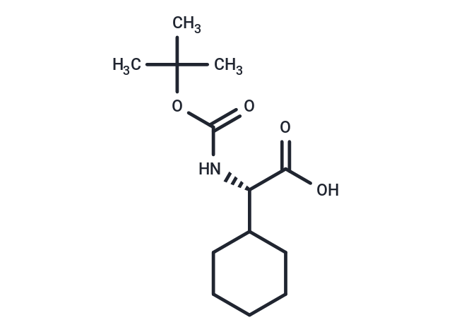 化合物 (S)-2-((tert-Butoxycarbonyl)amino)-2-cyclohexylacetic acid,(S)-2-((tert-Butoxycarbonyl)amino)-2-cyclohexylacetic acid