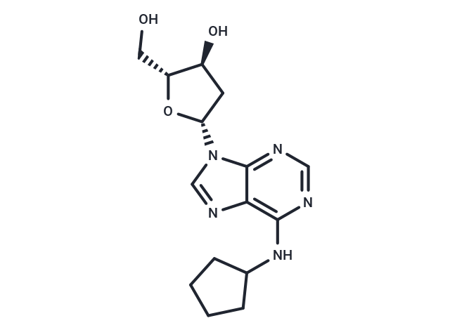 化合物 2’-Deoxy-N6-cyclopentyladenosine,2’-Deoxy-N6-cyclopentyladenosine