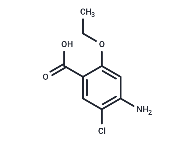 化合物 4-Amino-5-chloro-2-ethoxybenzoic acid,4-Amino-5-chloro-2-ethoxybenzoic acid