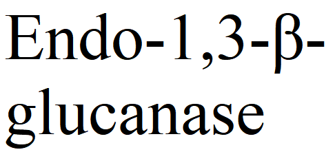 硫葡糖苷酶白芥子,Endo-1,3-β-glucanase