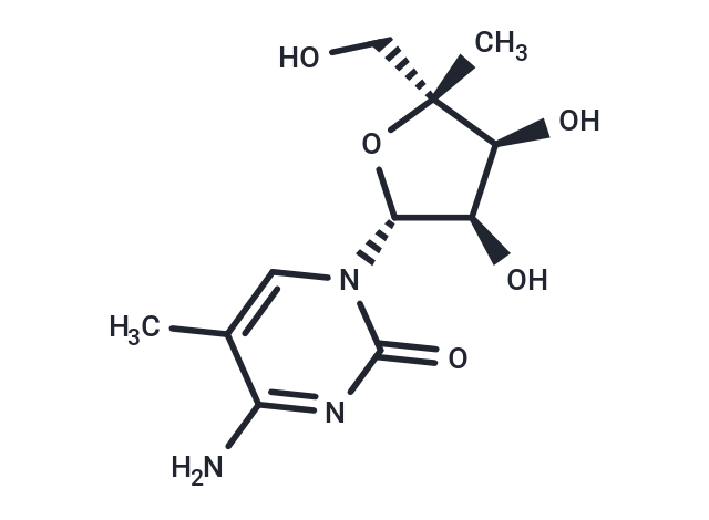 化合物 4’-C-Methyl-5-methylcytidine,4’-C-Methyl-5-methylcytidine