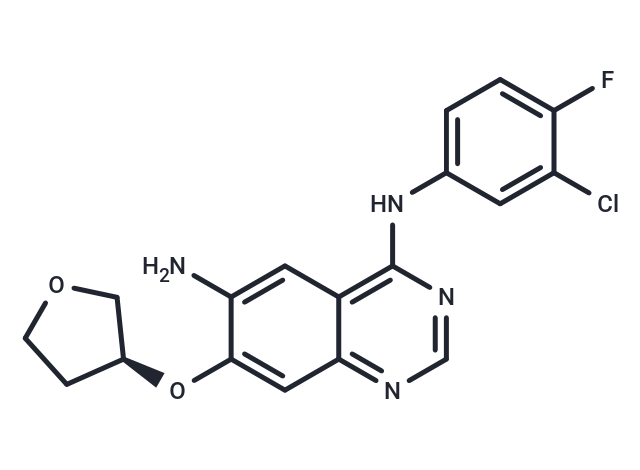 化合物 (S)-N4-(3-Chloro-4-fluorophenyl)-7-((tetrahydrofuran-3-yl)oxy)quinazoline-4,6-diamine,(S)-N4-(3-Chloro-4-fluorophenyl)-7-((tetrahydrofuran-3-yl)oxy)quinazoline-4,6-diamine