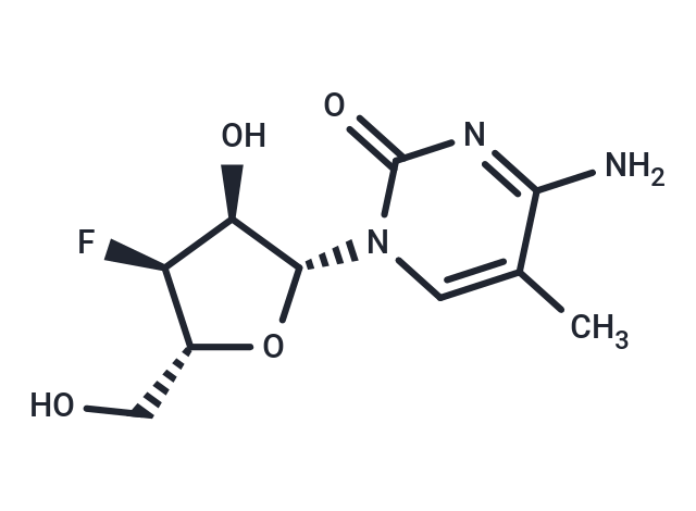 化合物 3’-Deoxy-3’-fluoro-5-methylcytidine,3’-Deoxy-3’-fluoro-5-methylcytidine