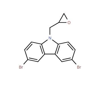 3,6-二溴-9-(環(huán)氧乙烷-2-基甲基)-9H-咔唑,3,6-dibromo-9-(oxiran-2-ylmethyl)-9H-carbazole