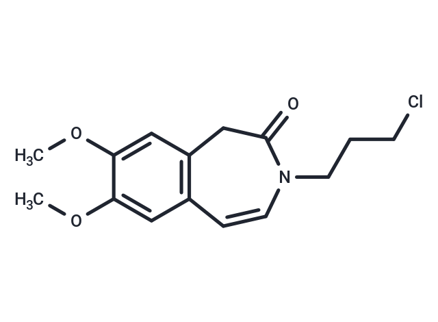 化合物 3-(3-Chloropropyl)-1,3-dihydro-7,8-dimethoxy-2H-3-benzazepin-2-one,3-(3-Chloropropyl)-1,3-dihydro-7,8-dimethoxy-2H-3-benzazepin-2-one