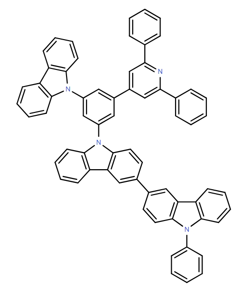 3,3′-Bi-9H-carbazole, 9-[3-(9H-carbazol-9-yl)-5-(2,6-diphenyl-4-pyridinyl)phenyl]-9′-phenyl-,3,3′-Bi-9H-carbazole, 9-[3-(9H-carbazol-9-yl)-5-(2,6-diphenyl-4-pyridinyl)phenyl]-9′-phenyl-