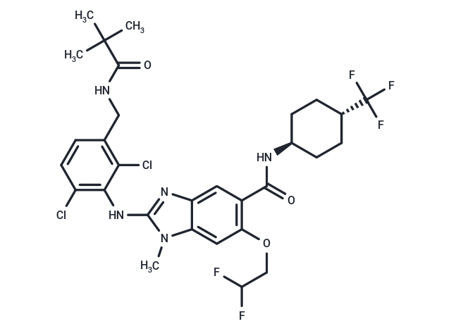 化合物 Vipoglanstat,Vipoglanstat