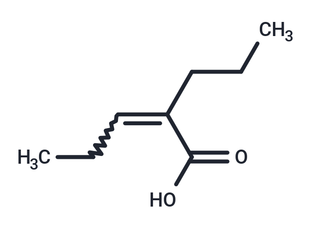 (E,Z)-2-propyl-2-Pentenoic Acid,(E,Z)-2-propyl-2-Pentenoic Acid