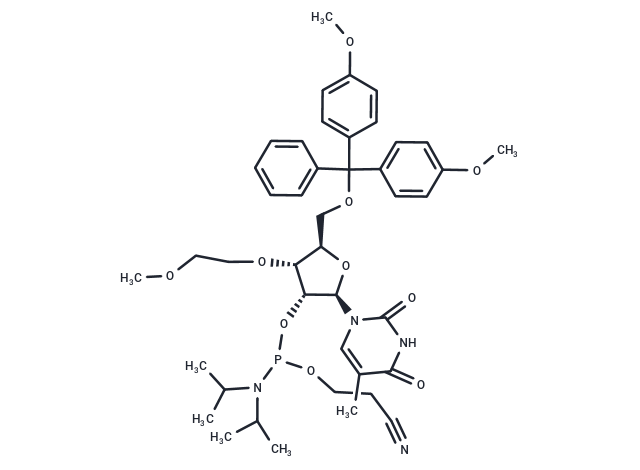 化合物 3’-O-MOE-5MeU-2’-phosphoramidite,3’-O-MOE-5MeU-2’-phosphoramidite