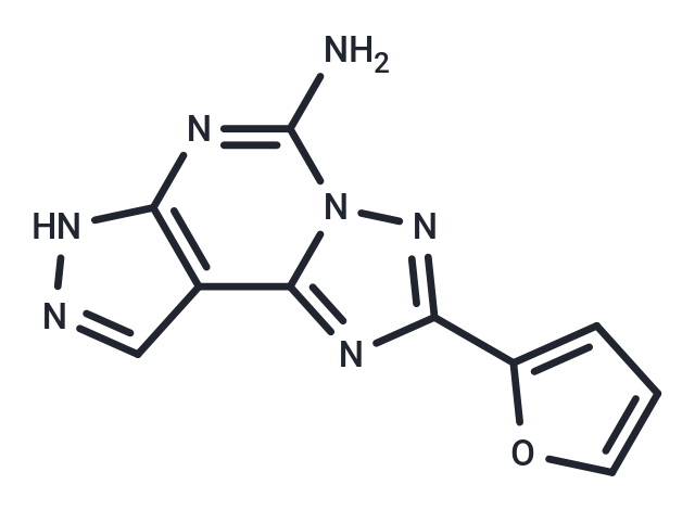 化合物 5-Amino-2-(2-furanyl)-7H-pyrazolo[4,3-e][1,2,4] ? triazolo[1,5-c] pyrimidine,5-Amino-2-(2-furanyl)-7H-pyrazolo[4,3-e][1,2,4] ? triazolo[1,5-c] pyrimidine