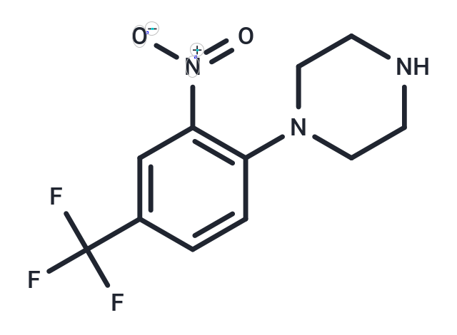 化合物 N-[2-nitro-4-(trifluoromethyl)phenyl]piperazine,N-[2-nitro-4-(trifluoromethyl)phenyl]piperazine