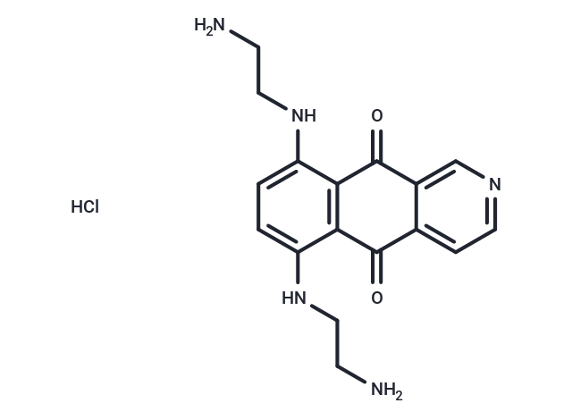 化合物 Pixantrone hydrochloride,Pixantrone hydrochloride