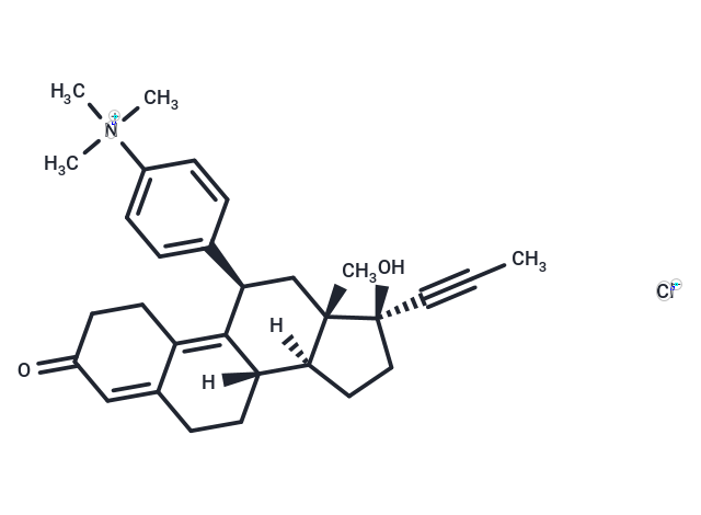 化合物 Mifepristone methochloride,Mifepristone methochloride