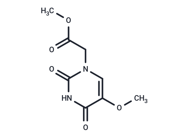 化合物 5-Methoxyuracil-1-yl ?acetic acid methyl ester,5-Methoxyuracil-1-yl ?acetic acid methyl ester