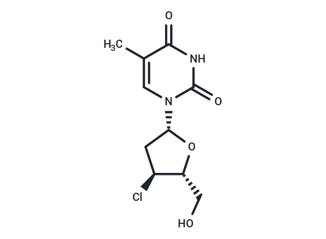 化合物 3’-Chloro-3’-deoxythymidine;,3’-Chloro-3’-deoxythymidine;