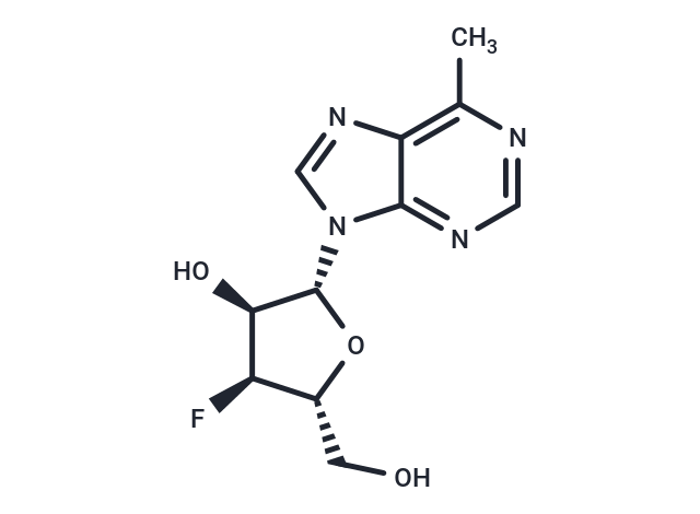 化合物 9-(3-Deoxy-3-fluoro-β-D-ribofuranosyl)-6-methyl-9H-purine,9-(3-Deoxy-3-fluoro-β-D-ribofuranosyl)-6-methyl-9H-purine