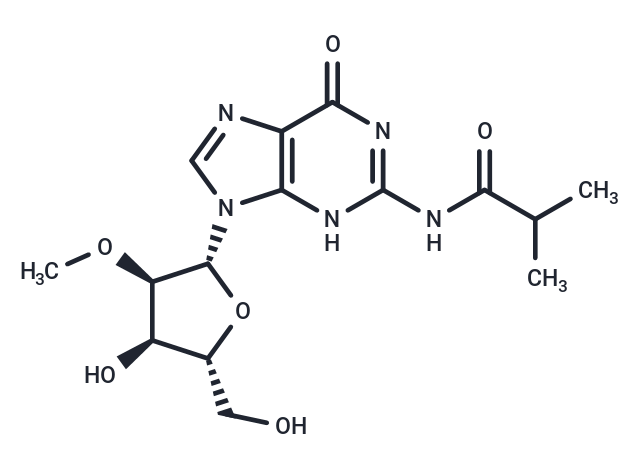 化合物 2’-O-Methyl-N2-isobutyroylguanosine,2’-O-Methyl-N2-isobutyroylguanosine