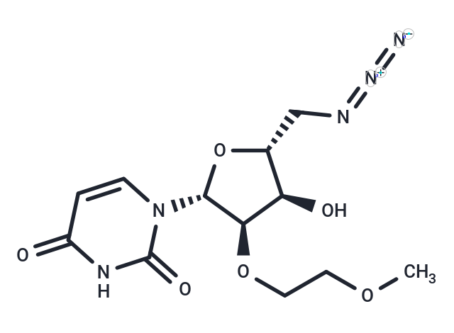 化合物 5’-Azido-5’-deoxy-2’-O-(2-methoxyethyl)uridine,5’-Azido-5’-deoxy-2’-O-(2-methoxyethyl)uridine