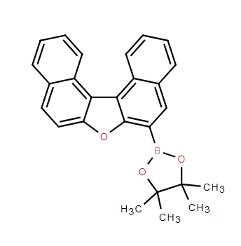 2-(dinaphtho[2,1-b:1',2'-d]furan-6-yl)-4,4,5,5-tetramethyl-1,3,2-dioxaborolane,2-(dinaphtho[2,1-b:1',2'-d]furan-6-yl)-4,4,5,5-tetramethyl-1,3,2-dioxaborolane