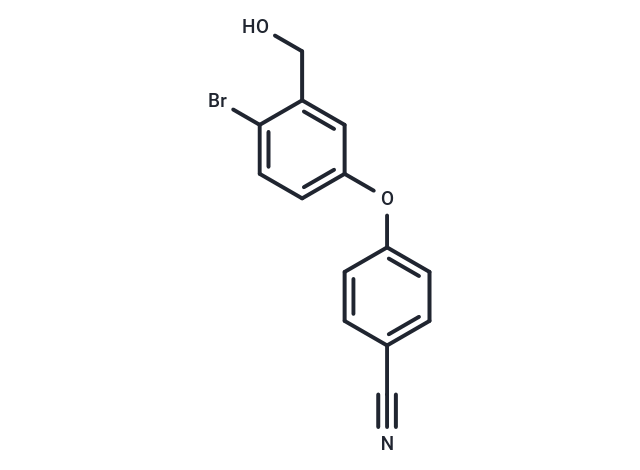 化合物 4-(4-Bromo-3-(hydroxymethyl)phenoxy)benzonitrile,4-(4-Bromo-3-(hydroxymethyl)phenoxy)benzonitrile