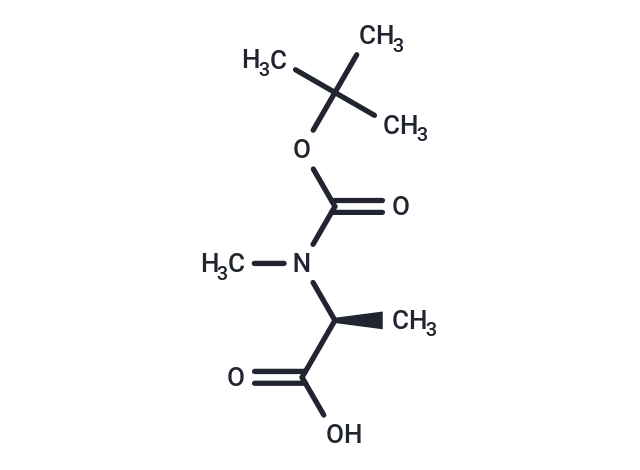 化合物 Boc-N-Me-Ala-OH,Boc-N-Me-Ala-OH