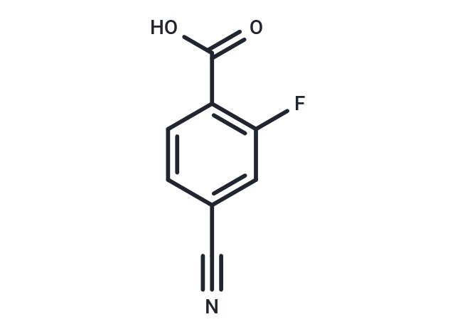 化合物 4-Cyano-2-fluorobenzoic acid,4-Cyano-2-fluorobenzoic acid