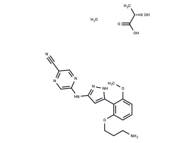 化合物 Prexasertib lactate hydrate,Prexasertib lactate hydrate