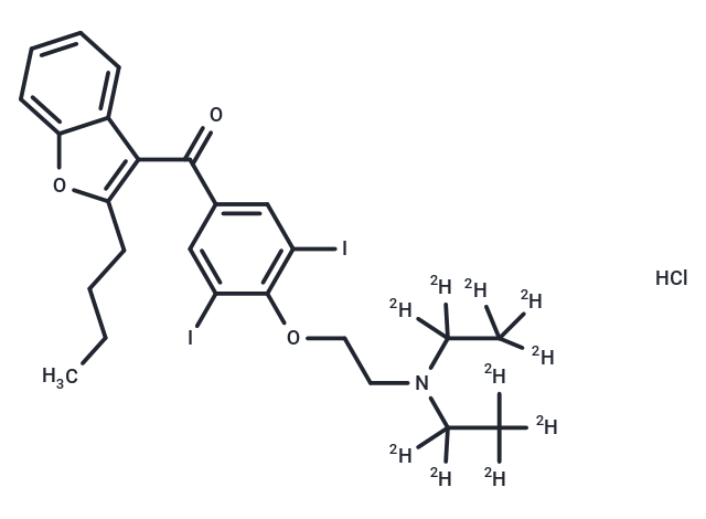 胺碘酮-d10 鹽酸鹽,Amiodarone-d10 Hydrochloride