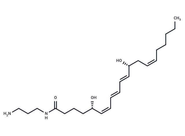 化合物 Leukotriene B4-3-aminopropylamide,Leukotriene B4-3-aminopropylamide