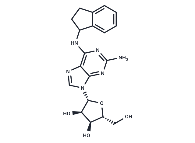 化合物 (R)-N-(2,3-Dihydro-1H-indenyl)guanosine,(R)-N-(2,3-Dihydro-1H-indenyl)guanosine