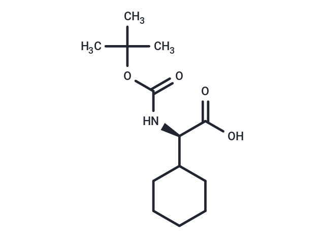 化合物 (R)-2-((tert-Butoxycarbonyl)amino)-2-cyclohexylacetic acid,(R)-2-((tert-Butoxycarbonyl)amino)-2-cyclohexylacetic acid