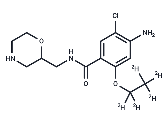 去-4-氟芐基莫沙必利-d5,Des-4-Fluorobenzyl Mosapride-d5