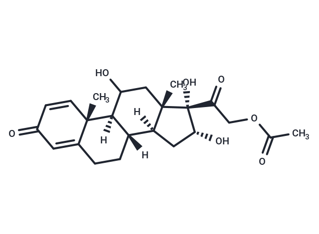 化合物 16alpha-Hydroxyprednisonlone acetate,16alpha-Hydroxyprednisonlone acetate