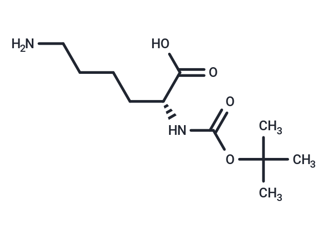 化合物 Boc-D-Lys-OH,Boc-D-Lys-OH