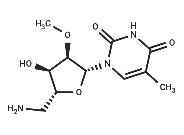 化合物 5’-Amino-5’-deoxy-2’-O-methyl-5-methyluridine,5’-Amino-5’-deoxy-2’-O-methyl-5-methyluridine