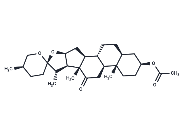 化合物 Hecogenin acetate,Hecogenin acetate