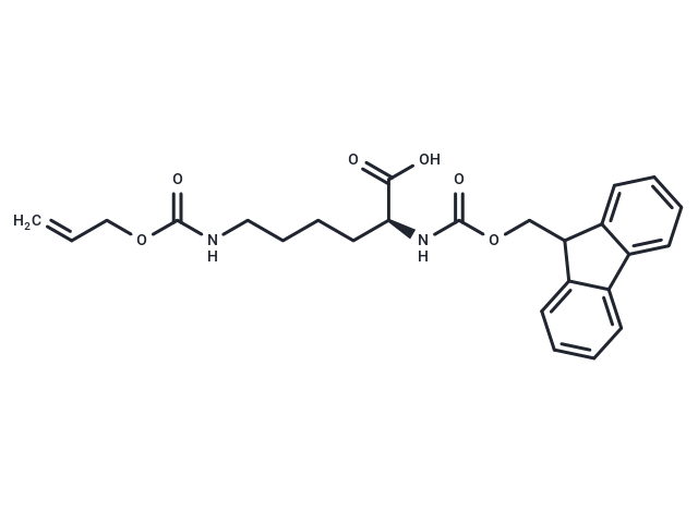 化合物 Fmoc-Lys(Alloc)-OH,Fmoc-Lys(Alloc)-OH