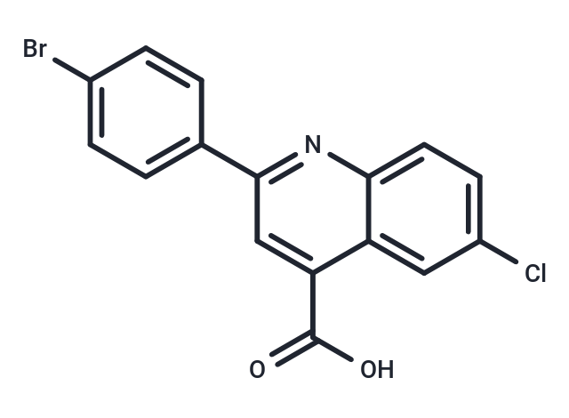 化合物 2-(4-Bromophenyl)-6-chloroquinoline-4-carboxylic acid,2-(4-Bromophenyl)-6-chloroquinoline-4-carboxylic acid