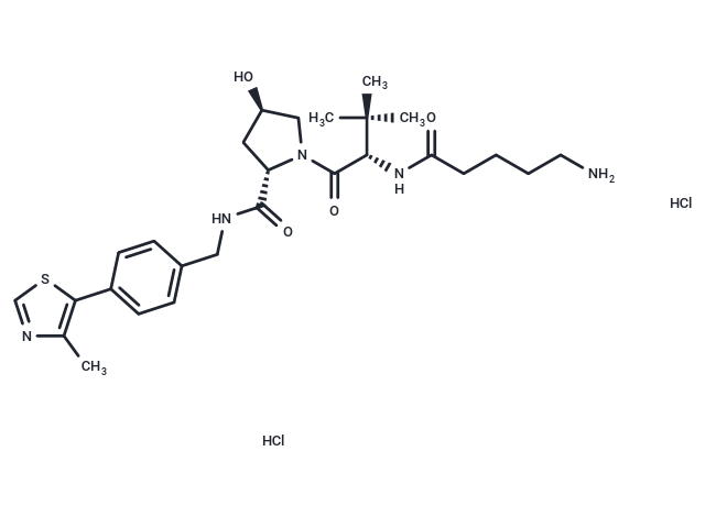 化合物 (S,R,S)-AHPC-C4-NH2 dihydrochloride,(S,R,S)-AHPC-C4-NH2 dihydrochloride