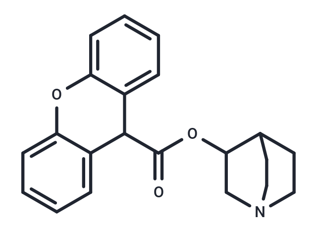 化合物 3-Quinuclidinyl xanthene-9-carboxylate,3-Quinuclidinyl xanthene-9-carboxylate