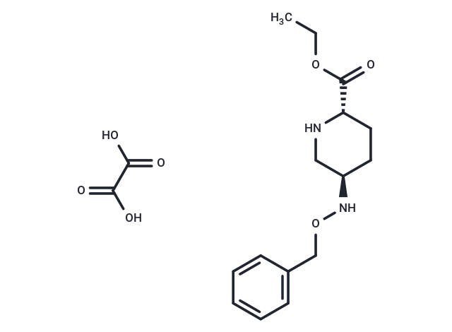 化合物 (2S,5R)-Ethyl 5-((benzyloxy)amino)piperidine-2-carboxylate oxalate,(2S,5R)-Ethyl 5-((benzyloxy)amino)piperidine-2-carboxylate oxalate