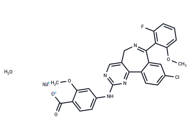 化合物 Alisertib sodium hydrate,Alisertib sodium hydrate