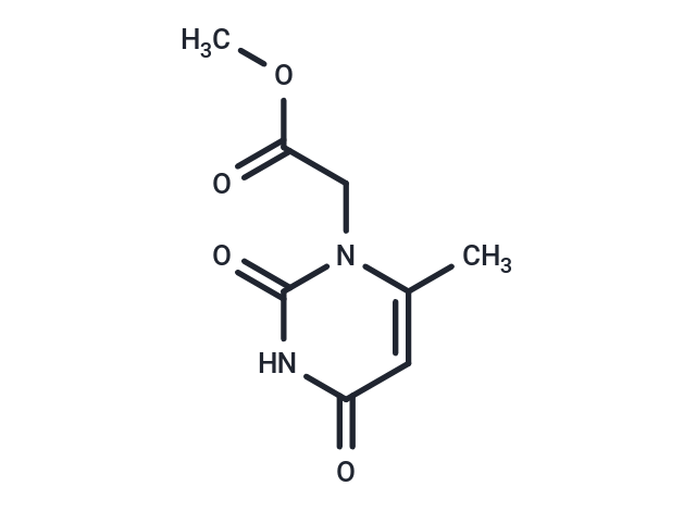 化合物 6-Mthyluracil-1-yl ?acetic acid methyl ester,6-Mthyluracil-1-yl ?acetic acid methyl ester