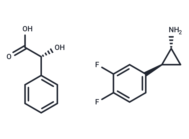 化合物 (1R,2S)-2-(3,4-Difluorophenyl)cyclopropanamine (R)-2-hydroxy-2-phenylacetate,(1R,2S)-2-(3,4-Difluorophenyl)cyclopropanamine (R)-2-hydroxy-2-phenylacetate