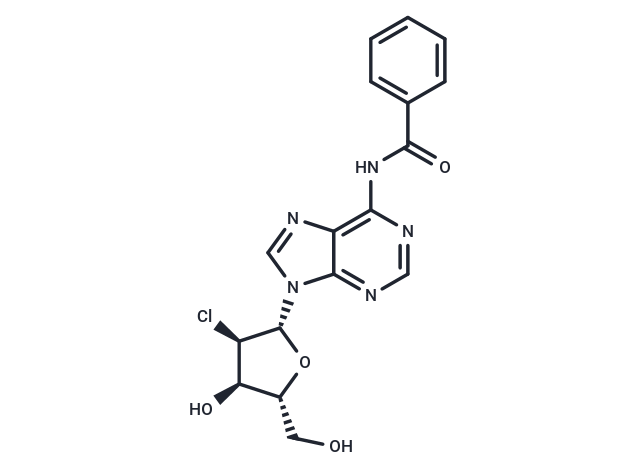 化合物 N6-Benzoyl-2’-chloro-2’-deoxyadenosine,N6-Benzoyl-2’-chloro-2’-deoxyadenosine