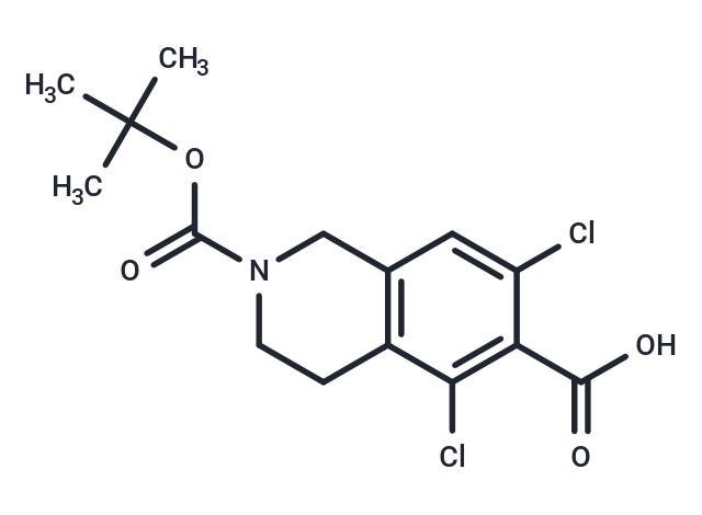 化合物 2-(tert-Butoxycarbonyl)-5,7-dichloro-1,2,3,4-tetrahydroisoquinoline-6-carboxylic acid,2-(tert-Butoxycarbonyl)-5,7-dichloro-1,2,3,4-tetrahydroisoquinoline-6-carboxylic acid