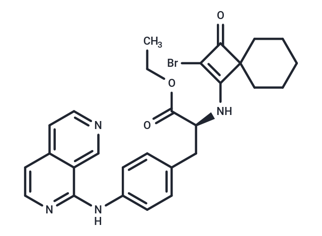 化合物 Zaurategrast ethyl ester,Zaurategrast ethyl ester