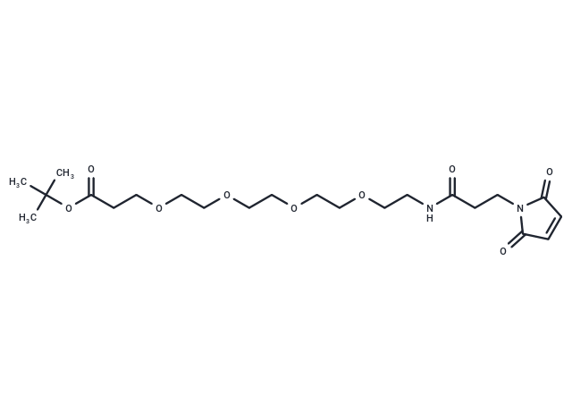 化合物 Mal-Amido-PEG4-Boc,Mal-Amido-PEG4-Boc