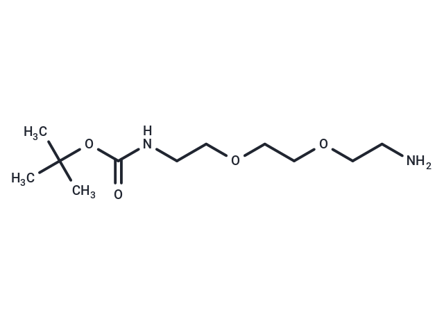 化合物 Boc-NH-PEG2-C2-NH2,Boc-NH-PEG2-C2-NH2