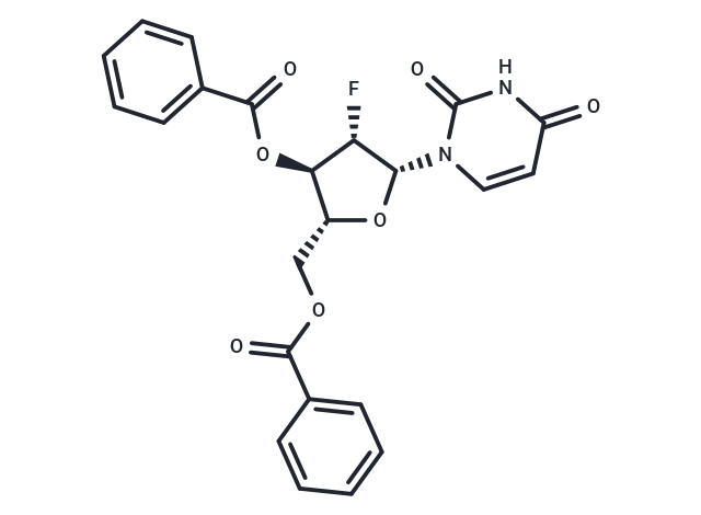 化合物 3’,5’-Bis-O-benzoyl-2’-deoxy-2’-fluoro-beta-D-arabinouridine,3’,5’-Bis-O-benzoyl-2’-deoxy-2’-fluoro-beta-D-arabinouridine